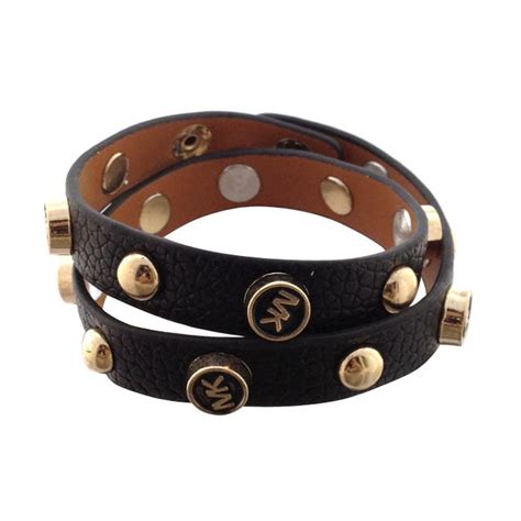 michael kors leather bracelet ebay|Michael Kors adjustable bracelet.